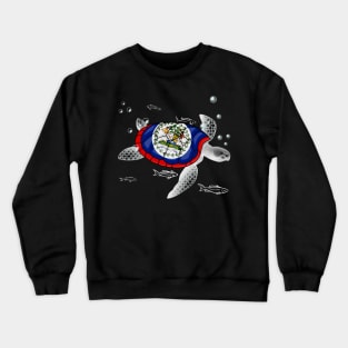 Belize Turtle Crewneck Sweatshirt